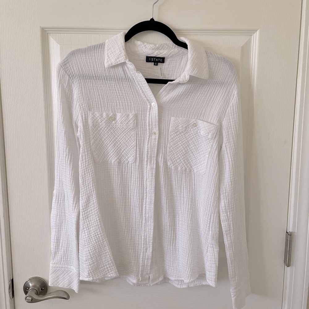 NWOT State White blouse